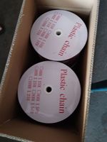 Chaînes de sécurité multicolores en plastique de 6 mm/8 mm, nouveau matériau, rouleau de 25 m/50 m, chaînes de protection pour barricades