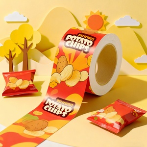 Bolsa de Embalaje Personalizada para Papas Fritas, con Cierre Hermético, de Aluminio y Plástico, para Aperitivos - Product Image 2