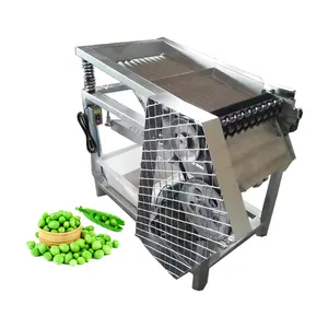 Big Capacity Green Pigeon Peas Husk Remover Green Beans Husker Pea Peeling Machine