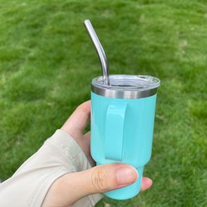 China Warehouse Double Walled Vacuum Insulated 3oz <b>Mini</b> Tumbler Shot Glass with Metal Handle for Whiskey, Tequila, <b>Vodka</b> - Product Image 3