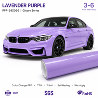 Film de protection de véhicule (PPF) en TPU aliphatique de la série Crystal Violet Lavande, auto-réparant, anti-jaunissement, hydrophobe, vente en gros, coloré
