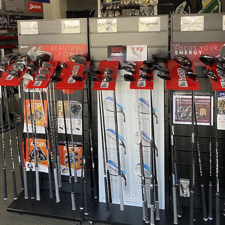 Apache Custom Single-Side Golf Display Stand for Sports Stores& Golf Retail & Shelves for Golf Courses — view 6