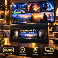2026 Mega 4K Smart Television Hiburan Akses Siaran Langsung Saluran Spanyol Inggris Prancis Jerman Italia Koleksi Film Olahraga