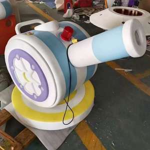 Equipo de patio interior para niños Naughty Castle Ball Blowing Ocean Ball Jet Machine Soft Play Equipment Ocean Ball - Product Image 3