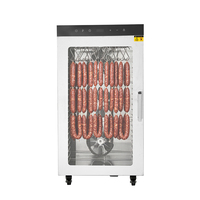 Industriële roterende dehydrator van roestvrij staal voor fruit, 20 trays, enkelzones, elektrisch gebruik