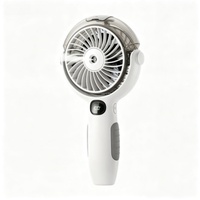 Ventilateur portable sans fil rechargeable par USB AntarcChill, nouveau design, petit, pratique, avec brumisateur, pour extérieur, mini ventilateur à eau, refroidissement portable