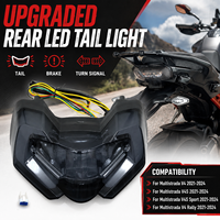 Feu arrière de moto, clignotants de freinage intégrés, feu stop LED sans lentille pour DUCATI Multistrada V4 V4S Rally Sport 950