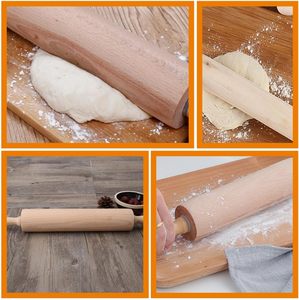 Professional Grade Hard Maple Wood Rolling Pin for Even Dough Rolling Ideal for Bread Pastry and Pizza Crust Making - Product Image 4