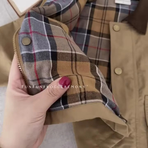 <span class=keywords><strong>Veste</strong></span> d'automne pour enfants, manteau à carreaux pour garçons, <span class=keywords><strong>coupe</strong></span>-<span class=keywords><strong>vent</strong></span> décontracté pour bébé - Product Image 6