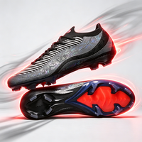 Chaussures de football d'extérieur légères et résistantes à l'usure, tige hybride en PU, semelle antidérapante en TPU, imperméables, professionnelles, automne/hiver