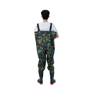 Pantalons de pêche unisexes multifonctionnels en PVC camouflage, imperméables, doux, antidérapants, pour l'été et l'hiver, avec <span class=keywords><strong>grande</strong></span> poche - Product Image 4