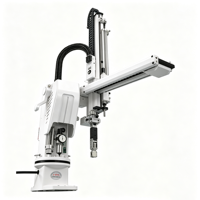 Bras robotisé manipulateur servo à double axe et bras oscillant |   Système de placement de précision à grande vitesse pour petites machines de moulage par injection 850 mm