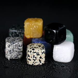 Cristaux de guérison naturels en gros, pierres roulées, pierres précieuses sculptées, cristaux en vrac, cubes de glace pour la décoration - Product Image 2