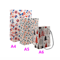 Boîtes et sacs cadeaux personnalisés en papier de sublimation A4 A5 A6, boîtes de rangement pliables en carton pour vêtements, design moderne et simple