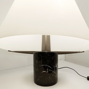 Modern Minimalist Table Lamp Led Light E27 Base Black Marble Base Simple Design For Living Room Bedroom Hotel Lobby - Product Image 3