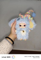 Porte-clés en peluche personnalisé, mignon, style jouet artistique, avec visage en vinyle, doux et moelleux, breloque de sac, cadeau d'usine en gros