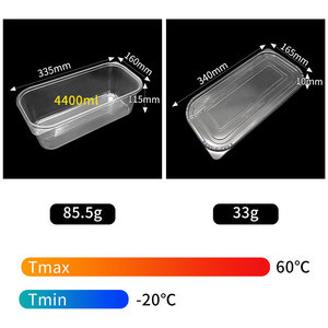 Nhà Máy Bán buôn dùng một lần hình chữ nhật 4.5L 5L nhựa Ice Cream <span class=keywords><strong>container</strong></span> bao bì cho sữa chua Jelly bánh với bìa - Product Image 6