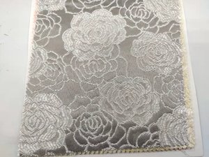 ผ้าม่านโพลีเอสเตอร์100% ม้วนผ้า Jacquard ผ้าม่านซาตินผ้า Jacquard ผ้า Pointelle ผ้า - Product Image 3