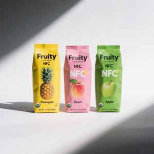 Bolsas de Embalaje Personalizadas de Aluminio con Boquilla, de 150ml, 200ml y 300ml, para Jugo, Cerveza y Bebidas (Reciclables) - Product Image 1