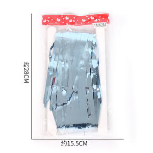 Cortina de Flecos Metálicos, Telón de Fondo de Lentejuelas para Decoración de Fiestas de Cumpleaños y Bodas, Venta al por Mayor - Product Image 5