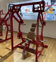 Máquina de pesas con placas Iso-Lateral Hammer Strength de Realleader, equipo de fitness comercial para entrenamiento de músculos del brazo