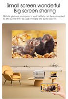 Veacine T6PLUS Produit intelligent Mini projecteur portable LED 1080P Support Home cinéma 230 ANSI Lumens 8G WiFi6 Mise au point