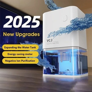 Nuevo Deshumidificador Silencioso 2025 para Enchufe Europeo 220V - Absorbedor de Humedad Silencioso, Secador de Aire y Desodorizante para Dormitorio, Oficina, Cocina XA1013 - Product Image 1