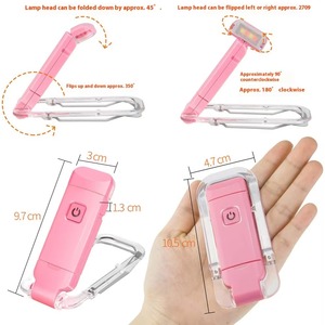 CITICITY ไฟอ่านหนังสือแบบหมุนได้พร้อมการชาร์จ USB โดยไม่ต้องกระพริบ ไฟอ่านหนังสือแบบหนีบสำหรับนักเรียนในหอพัก LED สีขาว ปรับความสว่างได้ สีขาว - Product Image 3