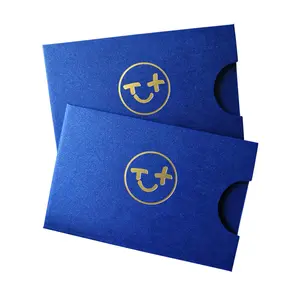 Cartões de agradecimento de luxo personalizados com envelope e adesivos, embalagem para presente de casamento, envelope de convite