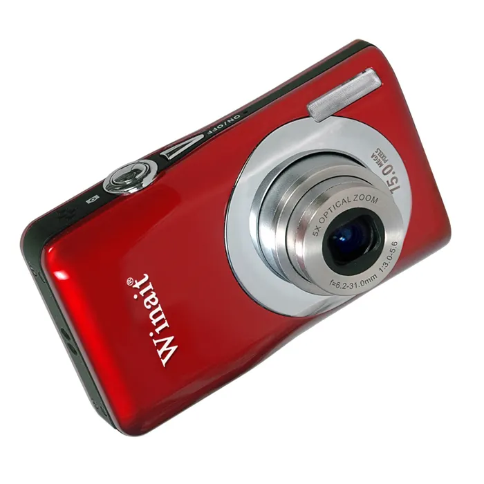 5X Optical zoom, 4X Digital Zoom Max 15 MP 720p hd Digital Camera With 2.7" TFT LCD 32GB DC-V100 Cool Mini Camera