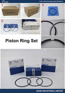 IZUMI 4HE1 4HE1-TC Diesel <b>Engine</b> Piston Ring 8-97166-992-0 - Product Image 3