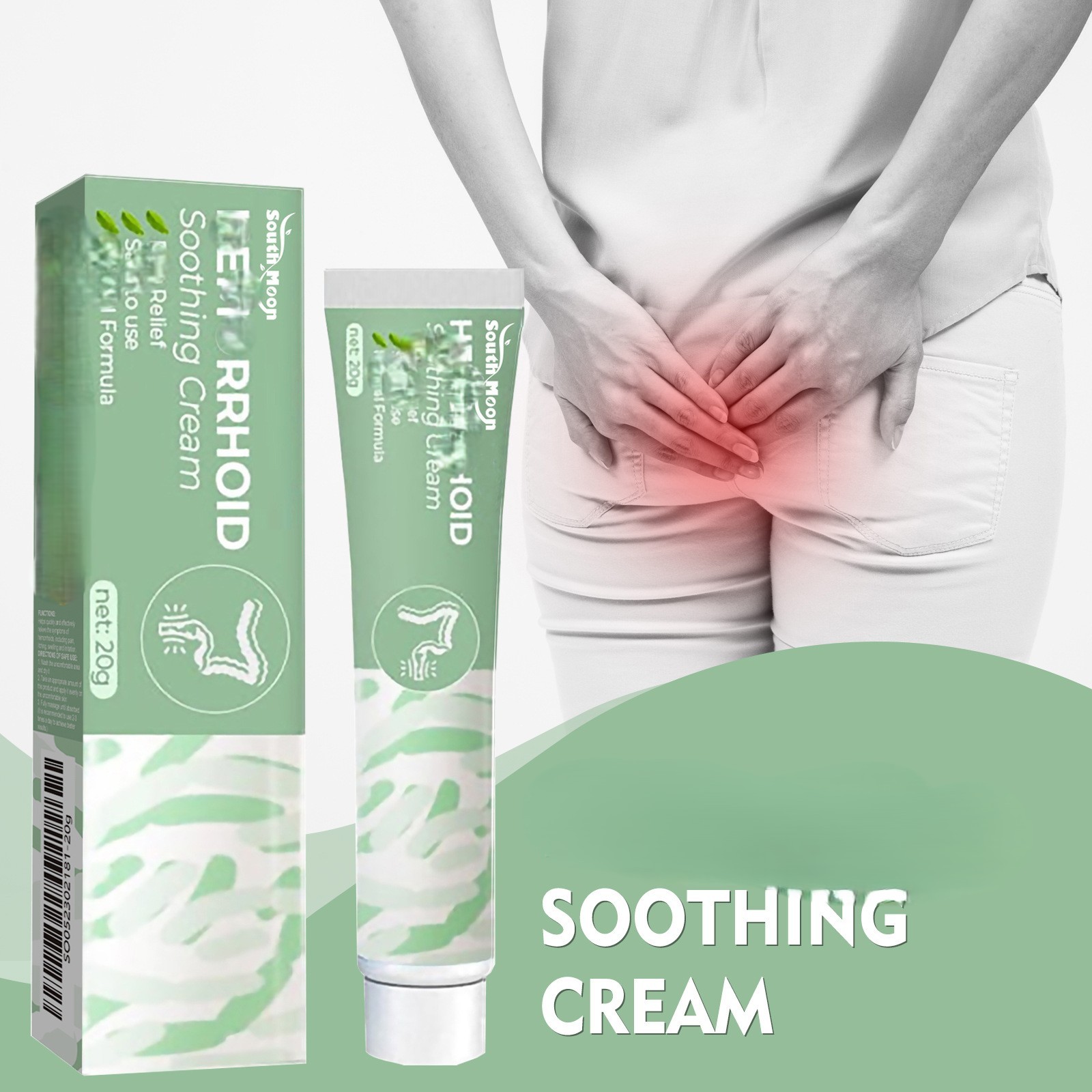 Hot Selling Hemorrhoid Ointment Relieve Hemorrhoid Pain Anal Bleeding Swelling Anal Fissure Hemorrhoids Bacteriostatic Cream