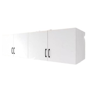 ตู้แขวนผนังครัว MDF ไม้จริง โมเดิร์น มินิมอล ปรับแต่งได้ ตู้เก็บของด้านบน - Product Image 3