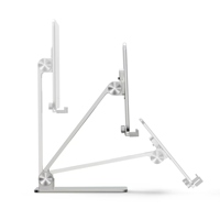 Support de chargeur d'iPad portable pliable en aluminium magnétique avec logo personnalisé d'usine, support de chargeur de tablette pour iPad 11 13 pouces M4 2024