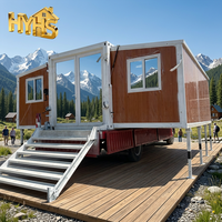 Maison conteneur modulaire pliable préfabriquée de luxe, portable et mobile, de 20, 30 ou 40 pieds, pour logement compact ou bureau, avec 2 ou 3 chambres