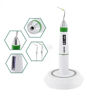 Dental Cordless Wireless guttaperca sistema di otturazione Endo penna riscaldata con 2 punte Display digitale attrezzatura da laboratorio dentista