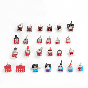 สวิตช์สลับขนาดเล็กสวิตช์สลับขนาดเล็ก3A 250VAC 6A 125VAC 2ตำแหน่งสวิตช์สลับ3ตำแหน่งผ่านการรับรอง UL - Product Image 1