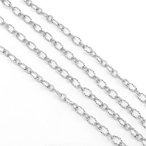 Vendite calde 7*12mm catena intrecciata in acciaio inossidabile placcato oro 18 carati per la fabbricazione di braccialetti collana - Product Image 5