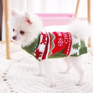 เสื้อสเวตเตอร์สำหรับสัตว์เลี้ยง,เสื้อสเวตเตอร์ครอบครัวคริสต์มาสเสื้อสเวตเตอร์น่ารักสำหรับสุนัข
