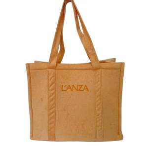 กระเป๋าช้อปปิ้งผ้าเทอร์รี่สีพื้นแบบขายส่ง กระเป๋าหิ้วชายหาดขนาดใหญ่ ปักโลโก้ กระเป๋าถือสำหรับเดินทาง - Product Image 2