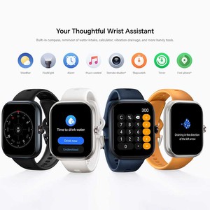 HONOR CHOICE Haylou Watch Full View AMOLED Display Silicone Band Touchscreen <b>Bluetooth</b> Fitness Tracker Heart Rate Monitor Unisex - Product Image 1