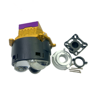 Projecteur Bi-LED carré 3,0 pouces à triple laser avec puce, support non destructif 12V, ampoule de phare LED à coupure de ligne plate