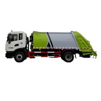 Camion compacteur à benne arrière Dongfeng Tianjin 14 m³ diesel, norme nationale VI, pour le transport de déchets