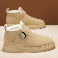 Bottes de neige confortables et élégantes pour hommes, vente en gros d'usine, coupe-vent, légères, à enfiler