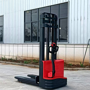 รถยกพาเลทแบบกึ่งไฟฟ้า ราคาถูก รับน้ำหนัก 1500กก. 2000กก. จัดส่งรวดเร็ว - Product Image 1