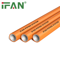 IFAN Muestra gratis 20MM-160MM PPR Tubería de plástico de aluminio Materiales de plomería Tubería de plástico