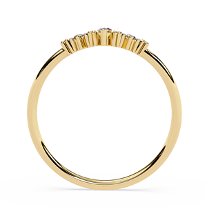 Bague de fiançailles solitaire en or jaune avec diamant de laboratoire taille marquise, certifiée IGI, pour usage quotidien unisexe - Product Image 6