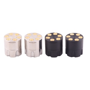 Wholesale <strong>Bullet</strong> 30mm Zinc Alloy Portable Dry Spice Crusher Tobbaco Custom Logo <strong>Grinder</strong> for Smoking - Product Image 1
