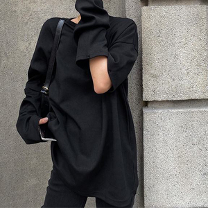 High Quality New Designer Hoodie <strong>Long</strong> Sleeve Pullover Casual Hollow Out Black <strong>Ladies</strong> <strong>Sweatshirt</strong> - Product Image 2