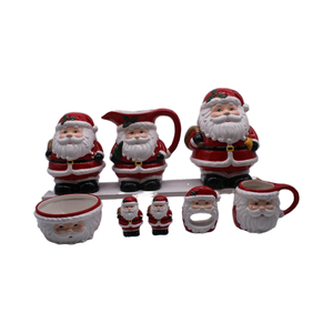 Porte-serviettes <span class=keywords><strong>Père</strong></span> <span class=keywords><strong>Noël</strong></span> en céramique peint à la main Décorations de <span class=keywords><strong>Noël</strong></span> de vacances Boîtes à mouchoirs - Product Image 2